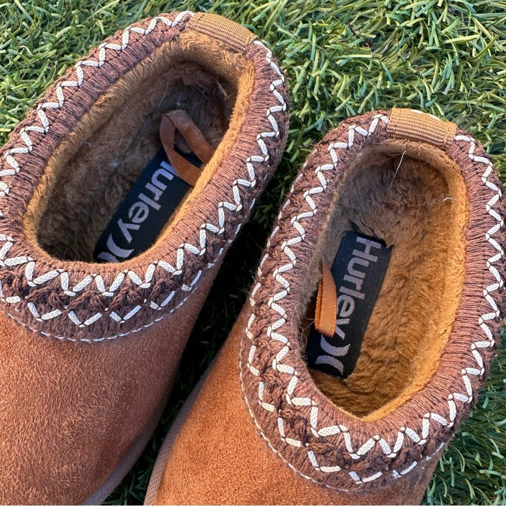 Hurley Toddler Modi Slippers Ugg Tasman Style Little Kid Unisex Comfort Shoe 9c - Picture 5 of 7
